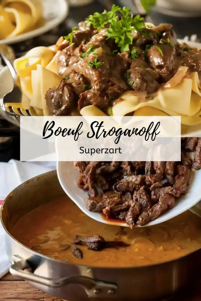 Boeuf Stroganoff, Superzart 1 Boeuf Stroganoff Superzart pin