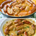 Bratwurst in Zwiebelsauce zum Sattessen soo lecker W2xEX 2.5x Q99