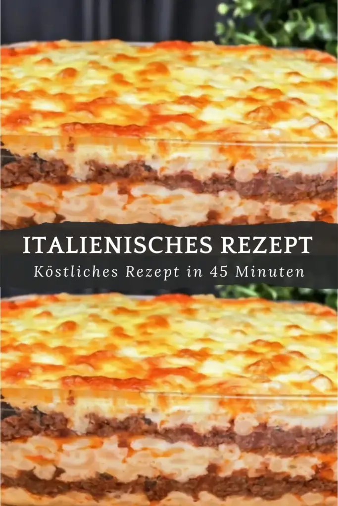 5-Schichten-Lasagne – Köstlich und Einfach 1 Ein koestliches Rezept in 45 Minuten praesentiert von einem italienischen Koch