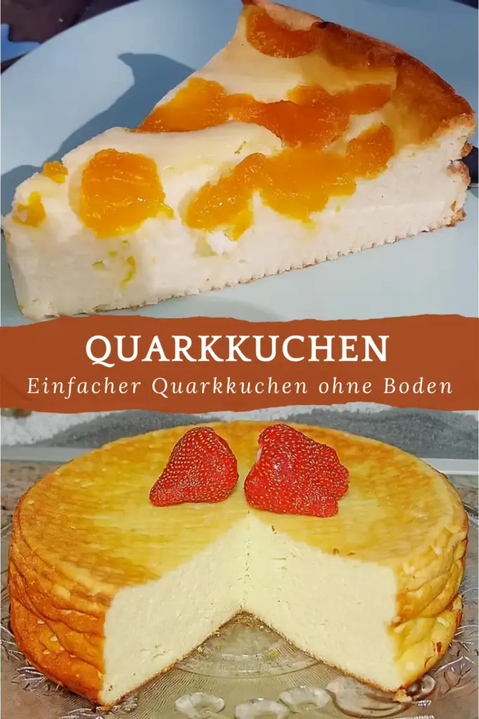 5 Schritte zu unwiderstehlichem Quarkkuchen ohne Boden 1 Einfacher Quarkkuchen ohne Boden 2