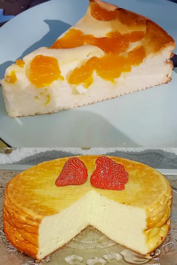 Einfacher Quarkkuchen ohne Boden