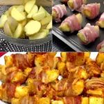 Eingewickelte Kartoffeln Mit Speck und 50 g Parmesan W2xEX 2.5x