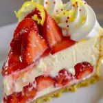 Erdbeer Kaesekuchen mit 200 g Butterkekse ohne Backen W2xEX 2.5x Q99