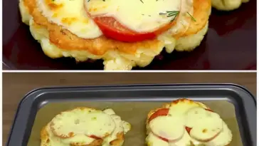 Gebackener Blumenkohl mit Tomaten und 200 g Mozzarella W2xEX 2.5x