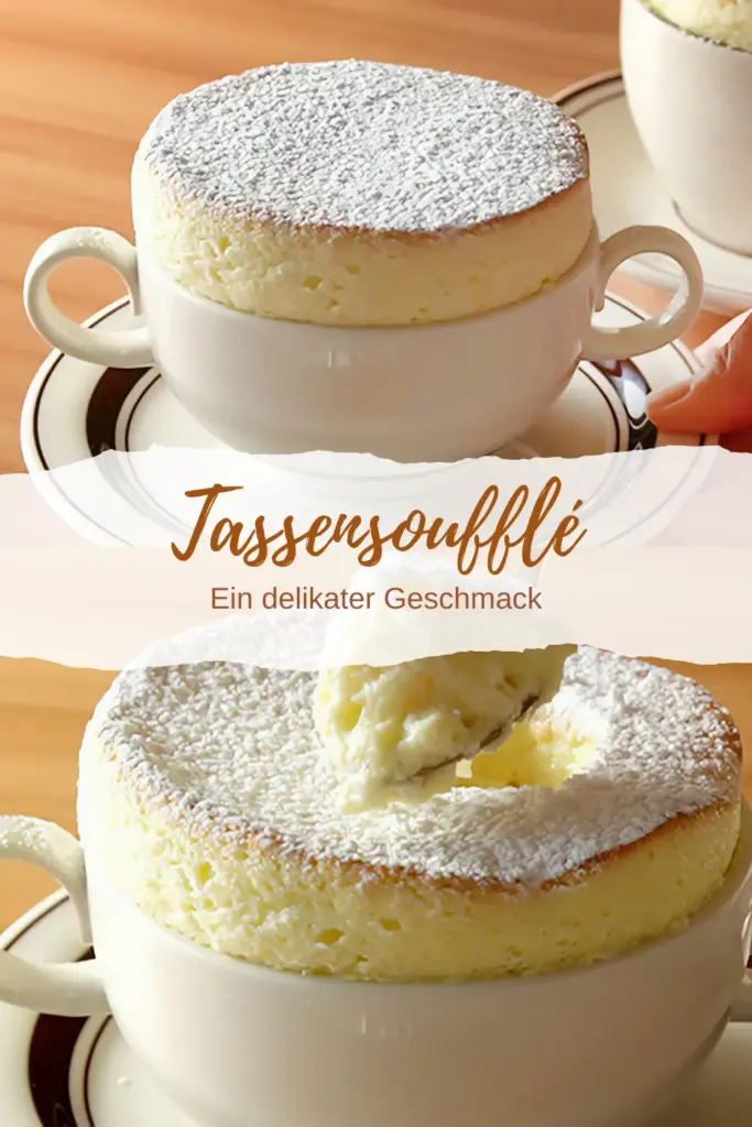 Himmlisches Vanille-Tassensoufflé 1 Himmlisches Tassensouffle Ein delikater Geschmack Frankreichs