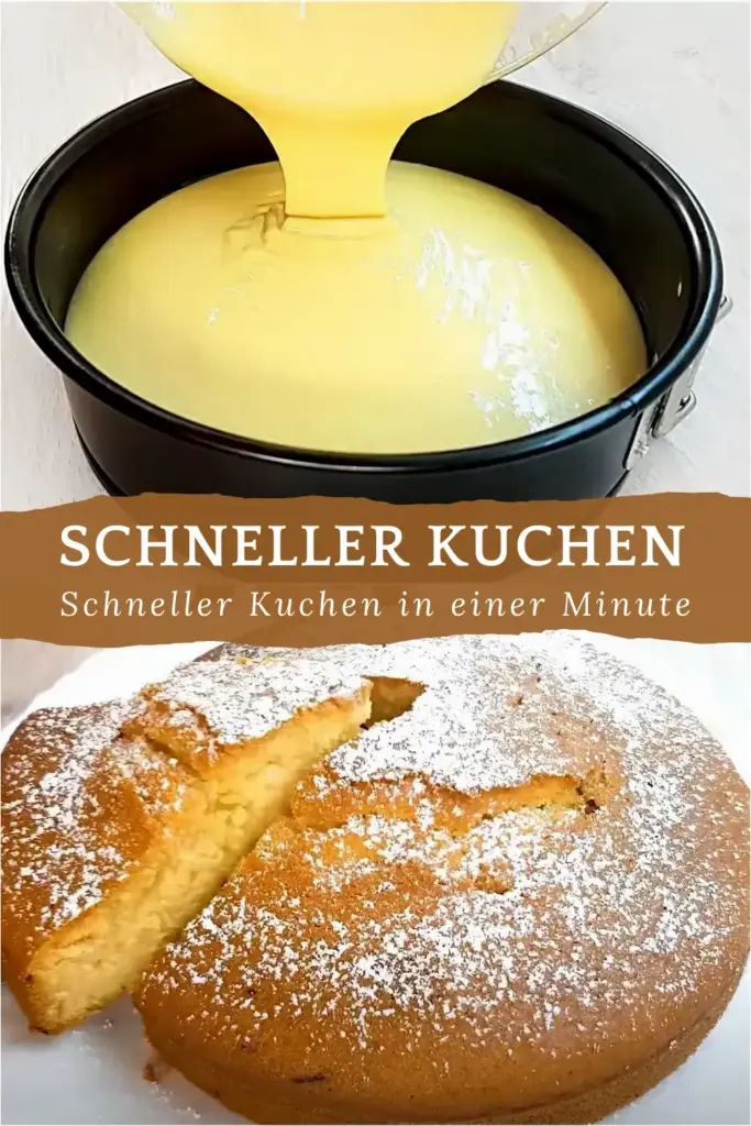 Der ultimative 1-Minuten-Kuchen: Ein Genuss für jeden Tag 1 Kuchen in 1 Minute Sie werden diesen Kuchen jeden Tag backen wollen 2
