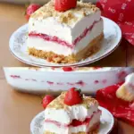 Leicht ohne Backen Erdbeerkaese Lasagne. W2xEX 2.5x Q99