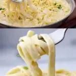 Nudeln in cremiger Knoblauch Kaesesauce W2xEX 2.5x webp