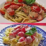 Nudeln mit marinierten Cherrytomaten und Frischkaese W2xEX 2.5x webp