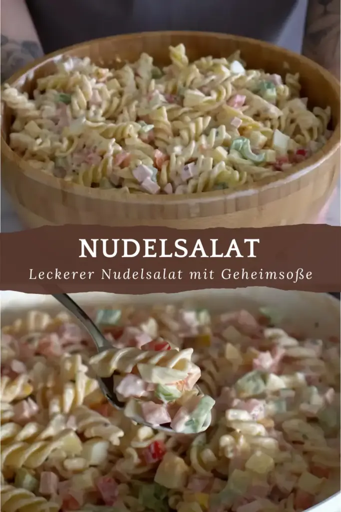 Nudelsalat mit lecker Geheimsoße 1 Nudelsalat mit lecker Geheimsosse 2
