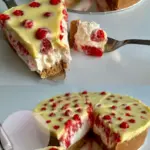 Perfekter Himbeerkuchen mit weisser Schokolade und Proteincreme W2xEX 2.5x