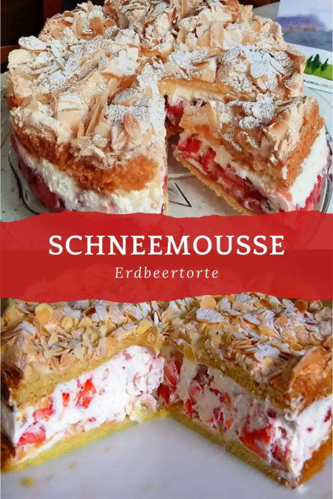 Schneemousse-Erdbeertorte 1 Schneemousse Erdbeertorte