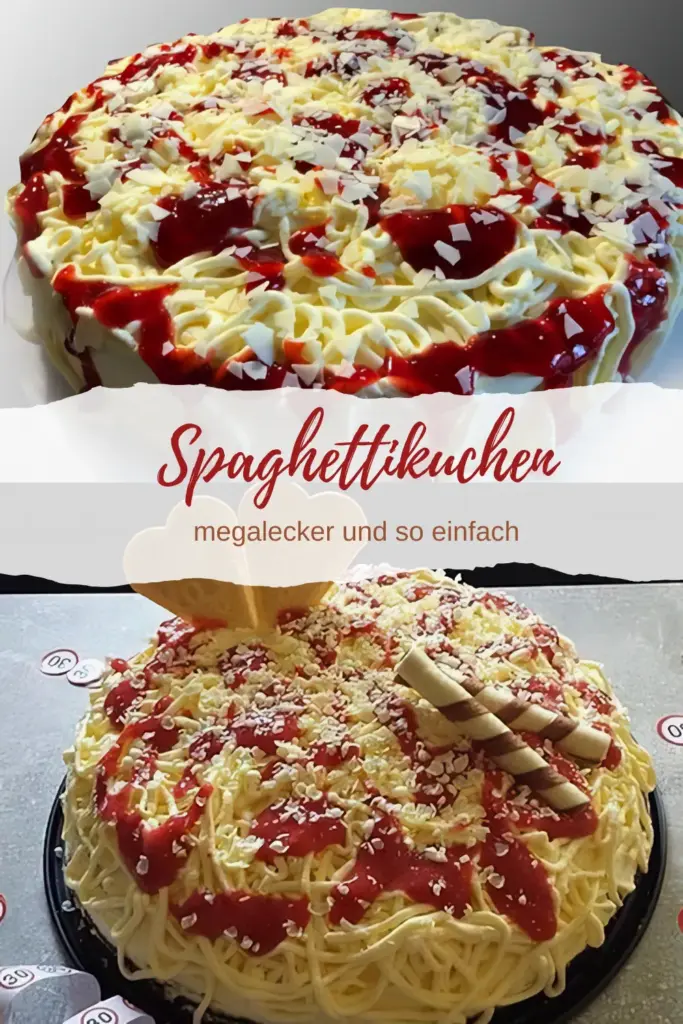Spaghettikuchen, megalecker und so einfach in der Zubereitung! 1 Spaghettikuchen megalecker und so einfach in der Zubereitung