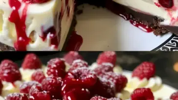 Weisser Schokoladen Himbeer Kaesekuchen W2xEX 2.5x 1
