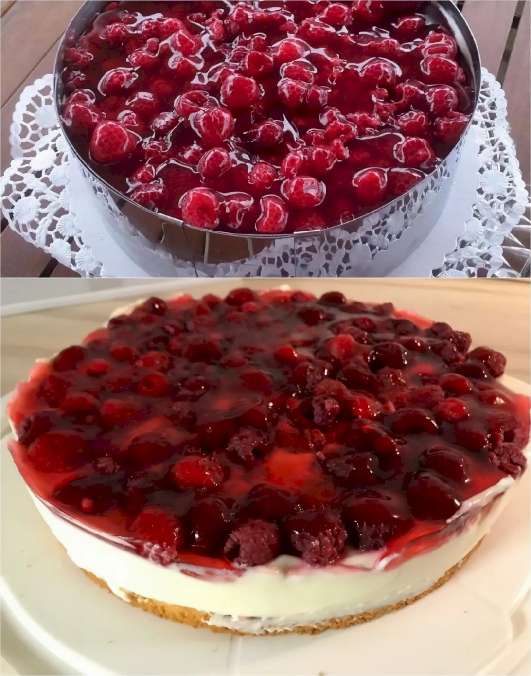 Himmlische Himbeer-Mascarpone-Torte