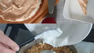 Apfel Traum mit Kokos Baiser XL
