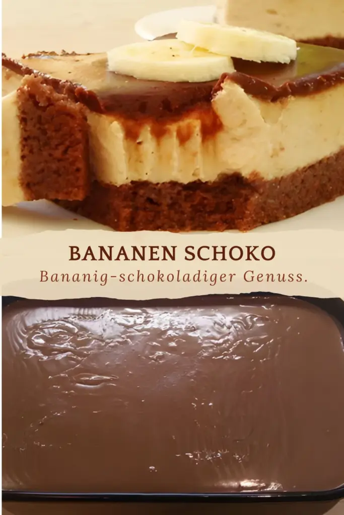 Bananen Schoko Schnitten 1 Bananen Schoko Schnitten