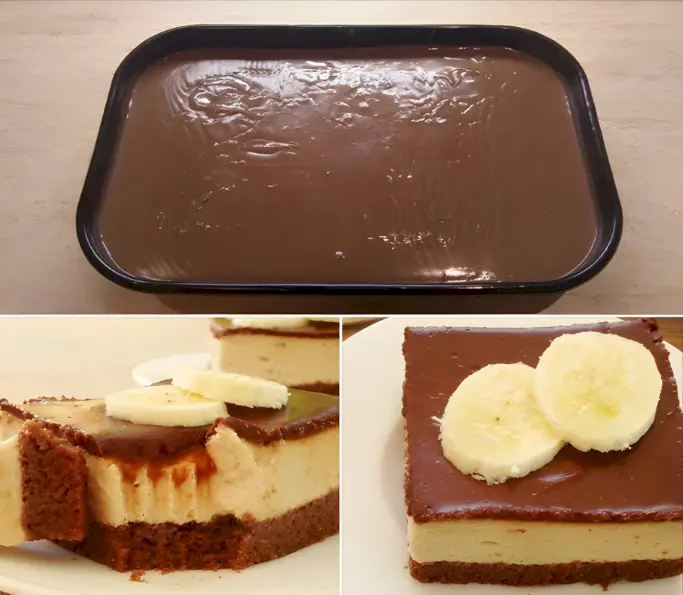 Bananen Schoko Schnitten