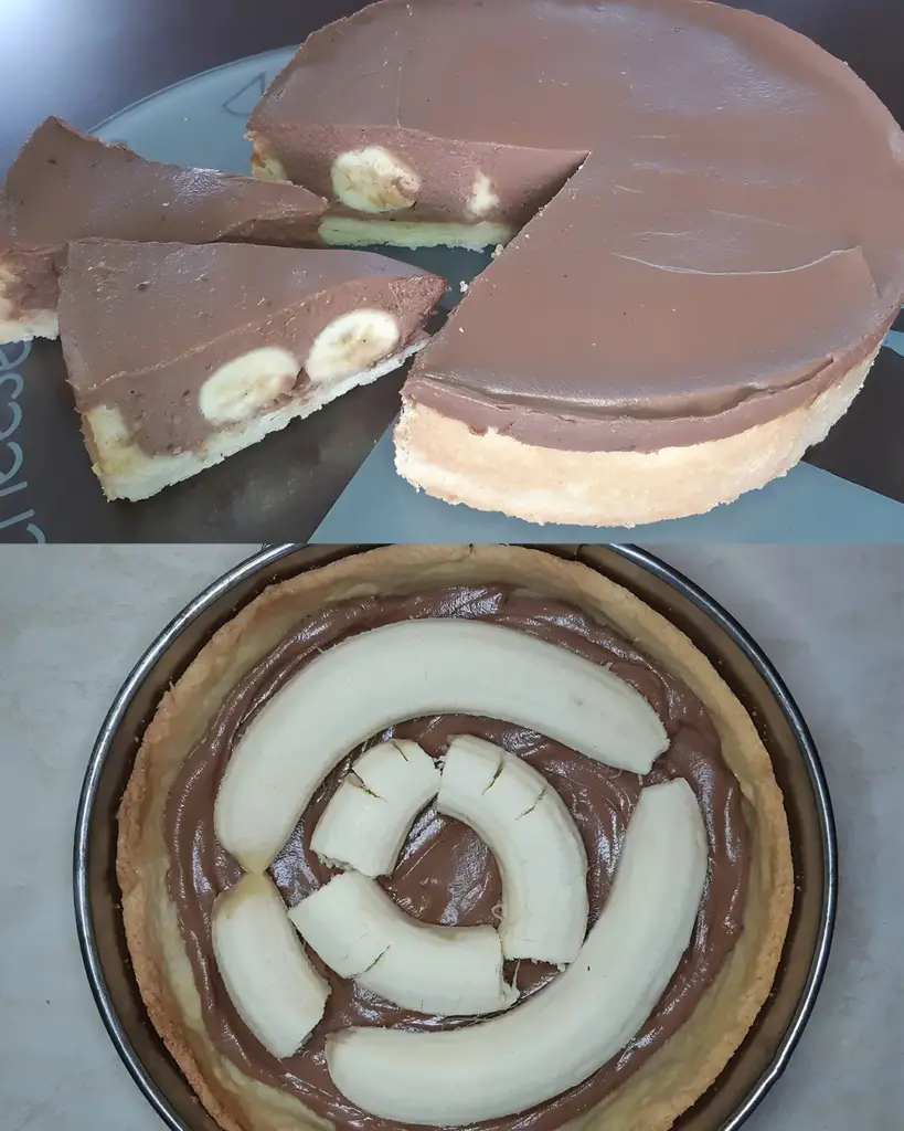 Bananenkuchen mit Schokoladenmousse 1 Bananenkuchen mit Schokoladenmousse XL