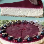 Fruchtiger Cheesecake mit Waldbeeren-Glasur