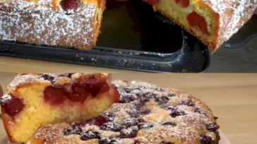Joghurt Kirschkuchen Zergeht auf der Zunge W2xEX 2.5x Q99