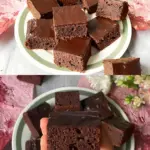 Kakao-Pflaumenmus-Kuchen ohne Ei und Milch