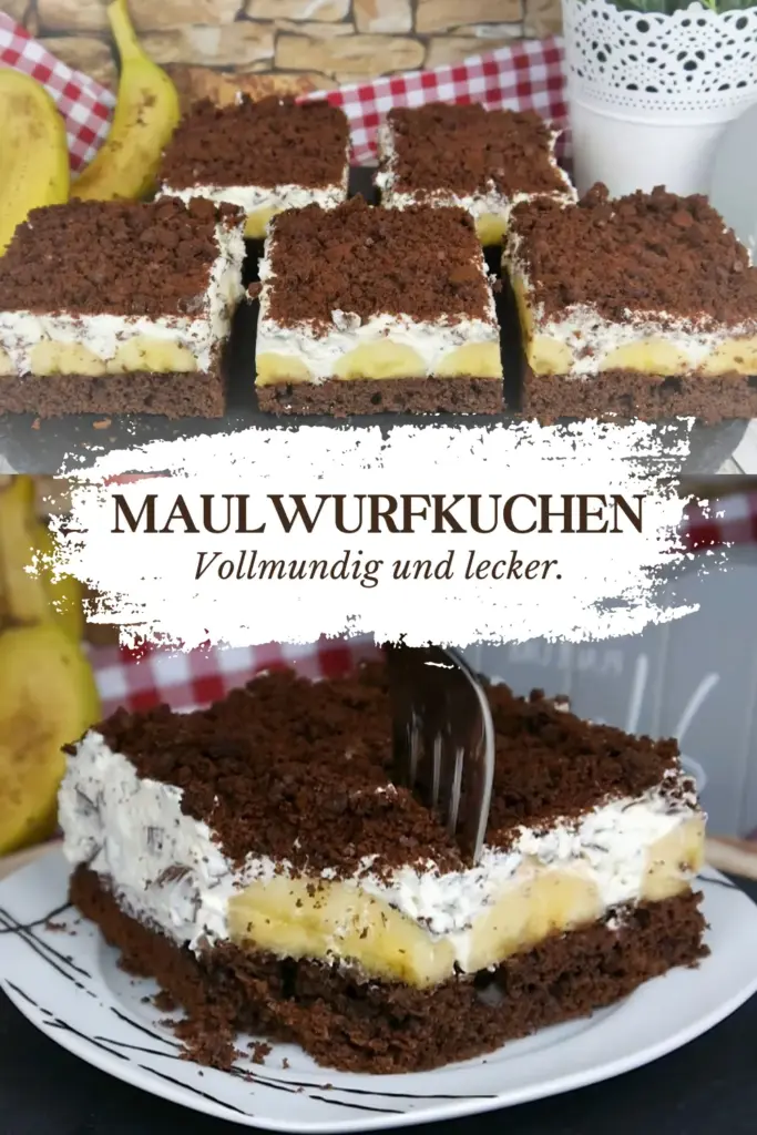 Maulwurfkuchen vom Blech ein Tassenrezept 1 Maulwurfkuchen vom Blech ein Tassenrezept