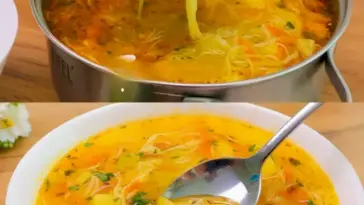 Meine Grossmutter ist kerngesund diese Gemuesesuppe ist wie Medizin W2xEX 2.5x Q99