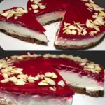 Ohne Zucker, ohne Mehl und vor allem in nur 10 Minuten zubereitet Cheesecake mit…