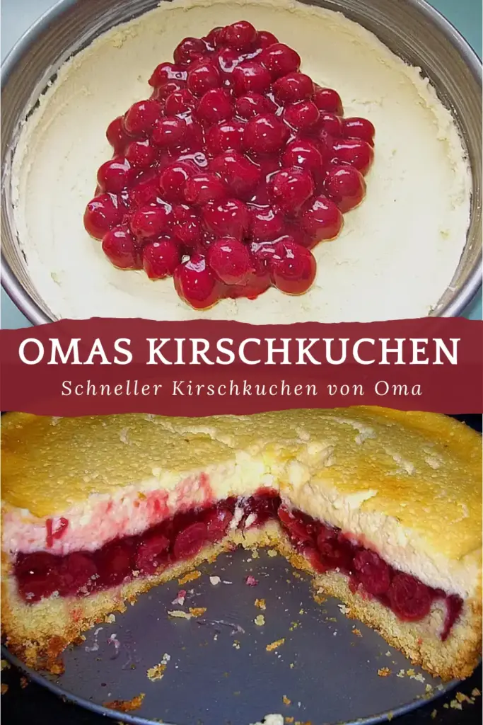 Omas Kirschkuchen in 5 Min. bereit für den Ofen 1 Omas Kirschkuchen in 5 Min. bereit fuer den Ofen 2