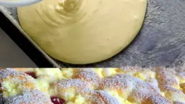 Omas Quark Kirsch Kuchen in weniger als 5 Minuten zubereitet W2xEX 2.5x