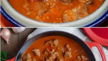 Omas Uraltes Gulasch Rezept mit 1 kg Rindfleisch absolut Klasse W2xEX 2.5x Q99