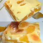 Pfirsich-Blechkuchen