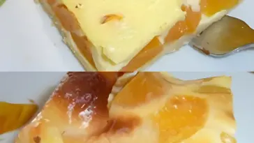 Pfirsich-Blechkuchen