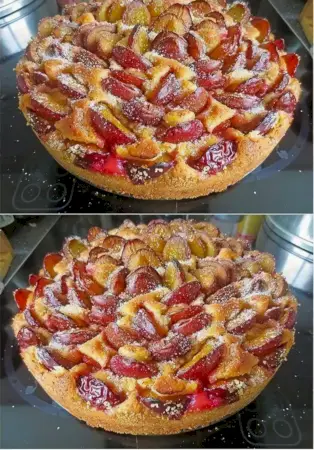 Pflaumenkuchen blitzschnell fertig in 5 Minuten