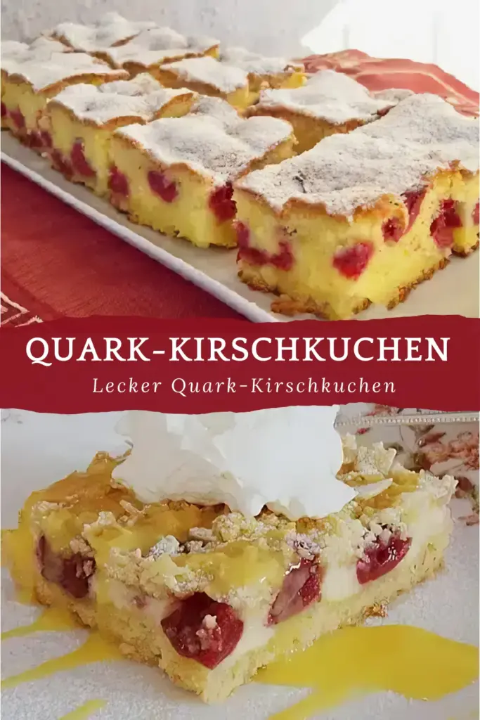 Quark Kirschkuchen 1 Quark Kirschkuchen pin