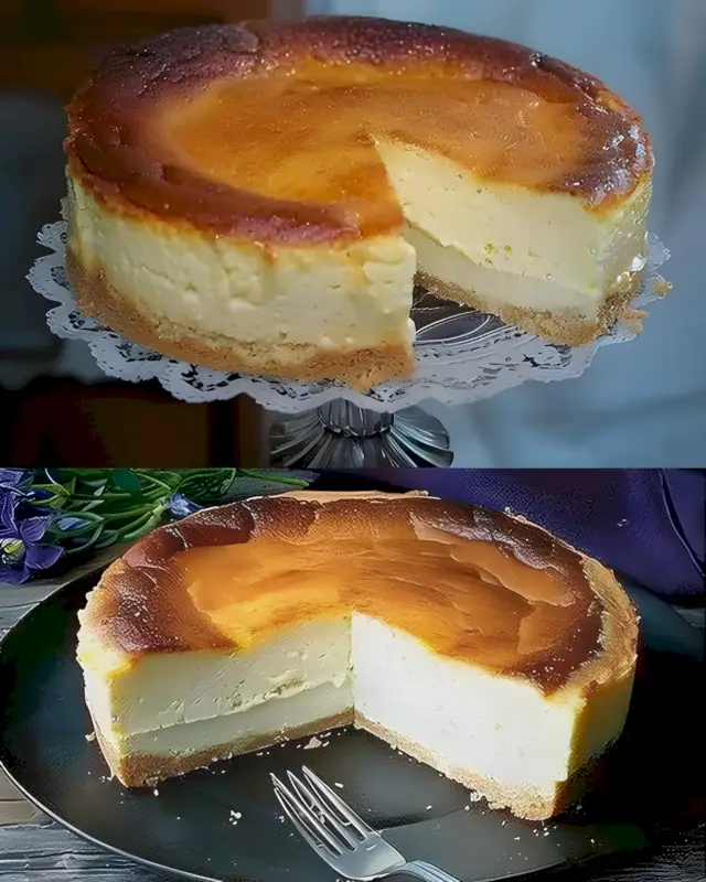 Quarkkuchen mit 900g Quark in 5 bis 10 Minuten im Backofen