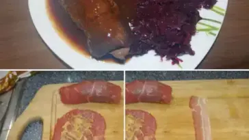 Rouladen mit Rotkohl und Kartoffeln Ein traditionelles Festmahl W2xEX 2.5x webp