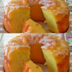 Ultrasaftiger Zitronen Joghurtkuchen mit 100 g Frischkaese W2xEX 2.5x Q99