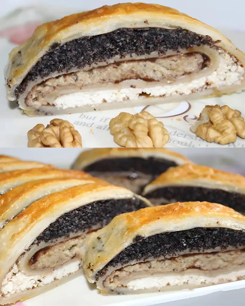 Weihnachtsstrudel mit drei Füllungen 1 Weihnachtsstrudel mit drei Fuellungen XL
