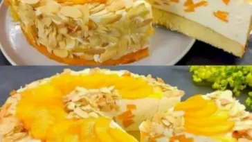 Zartschmelzender Pfirsichkuchen der nur 15 Minuten dauert W2xEX 2.5x