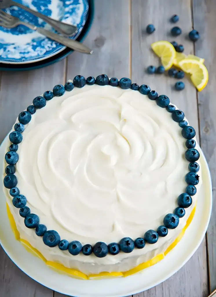 Zitronen-Blaubeer-Kuchen: Ein Sommertraum aus Frucht und Frische 3 Zitronen Blaubeer Kuchen2 waifu2x 1612x2212 png