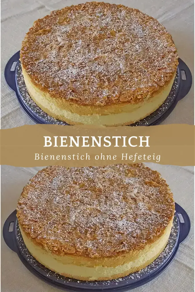 Himmlischer Bienenstich ohne Hefeteig 1 bienenstich torte ohne hefeteig pin