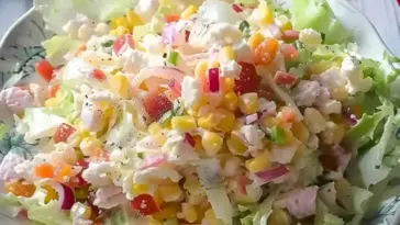 5 Tassen Salat der ist immer ruckzuck weggefuttert