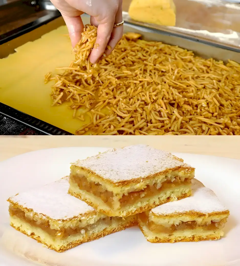 Apfelkuchen vom Blech, nach Omas Geheimrezept