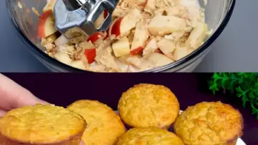 Apfelmuffins mit 60 g Haferflocken gut zum abnehmen W2xEX 2.5x Q99