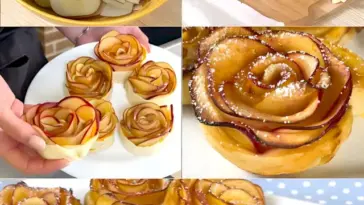 Apfelrosen Sie brauchen nur 3 Zutaten es ist so lecker!