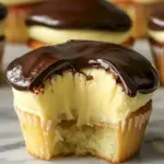 Bayerische Sahne-Füllungen: Köstliche Cupcakes mit Schokoladenglasur