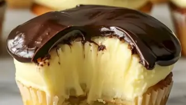 Bayerische Sahne-Füllungen: Köstliche Cupcakes mit Schokoladenglasur