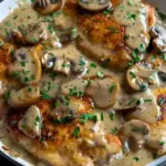Die leckerste Pfanne ever, Hähnchen Pilzpfanne in 15 Minuten